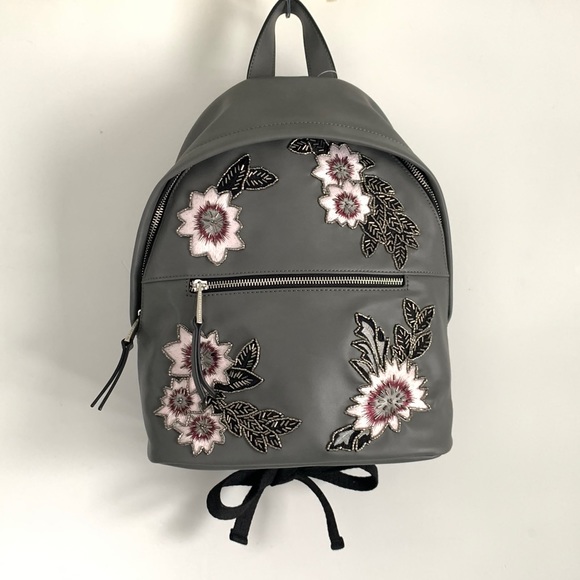 French Connection Embroidered Backpack - Picture 2 of 14